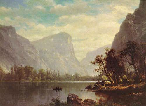 Albert Bierstadt Mirror Lake, Yosemite Valley China oil painting art